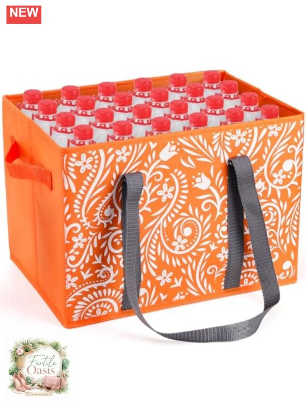 Reusable Grocery Bags Tote Storage Box Collapsible Heavy Duty 50lbs Foldable